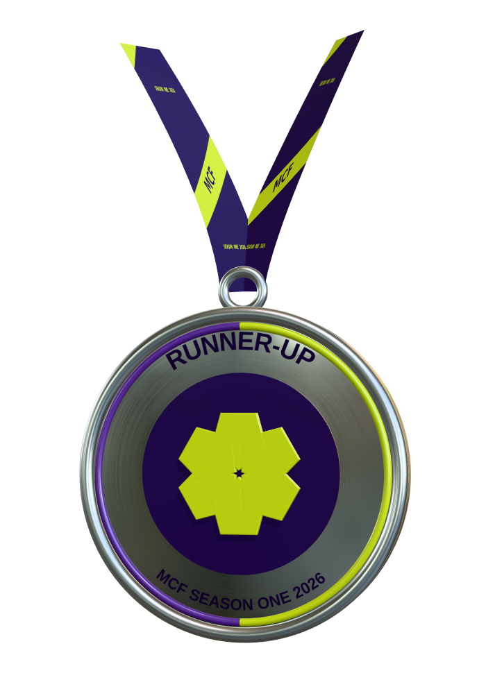 MCF Runner-up medal